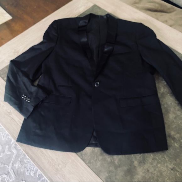 CLOUDSTYLE Men Shawl Collar Single Button Blazer - Picture 3 of 8